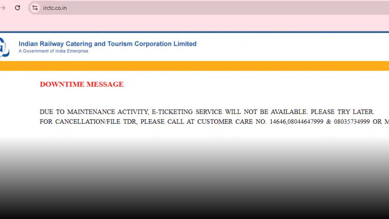 IRCTC Website Crashes, Users See ‘Waiting List’ Message