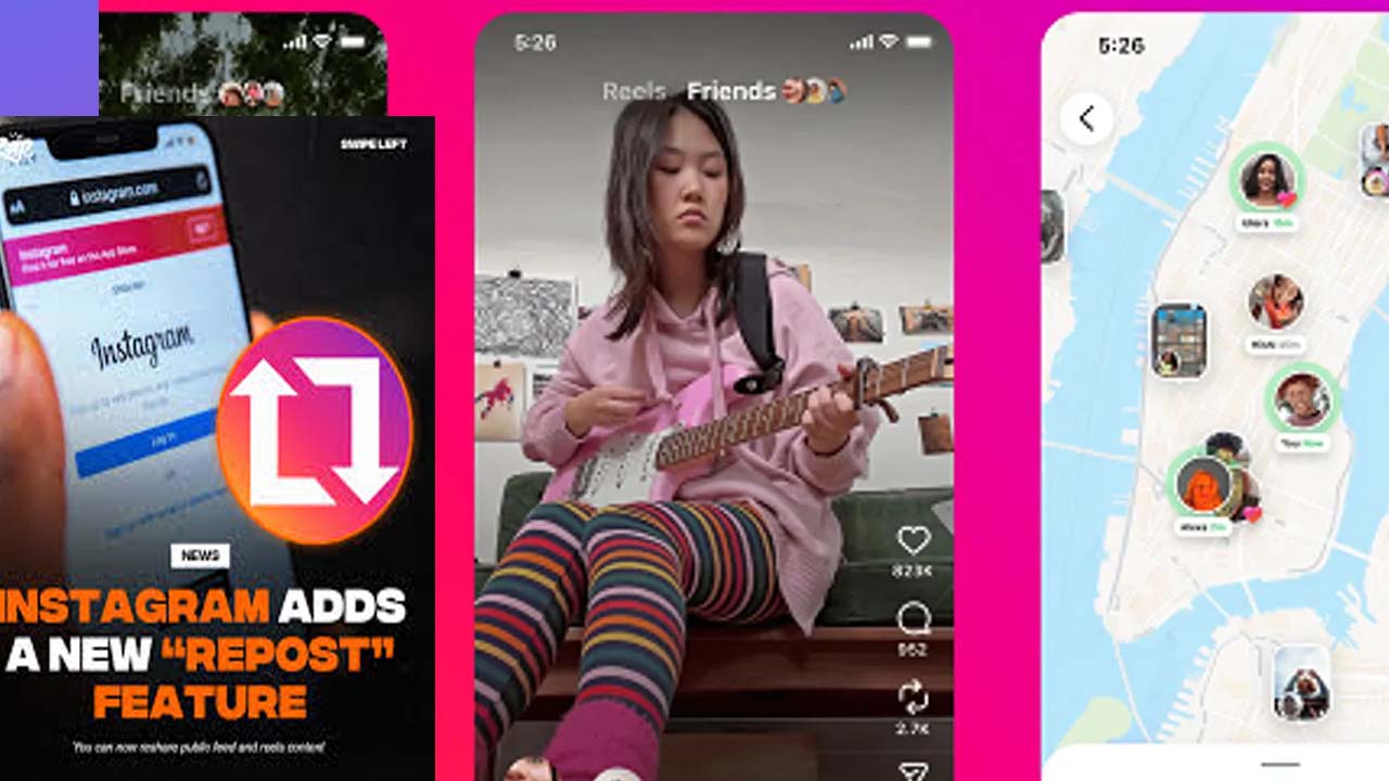 Instagram Adds Repost Option And Reels Friends Tab In New Update