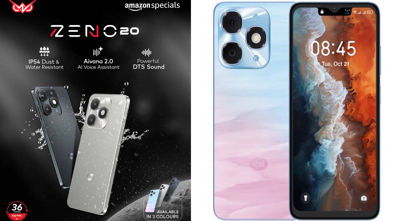 itel ZENO 20 Launches In India Starting at ₹5,999 With 5,000mAh Battery