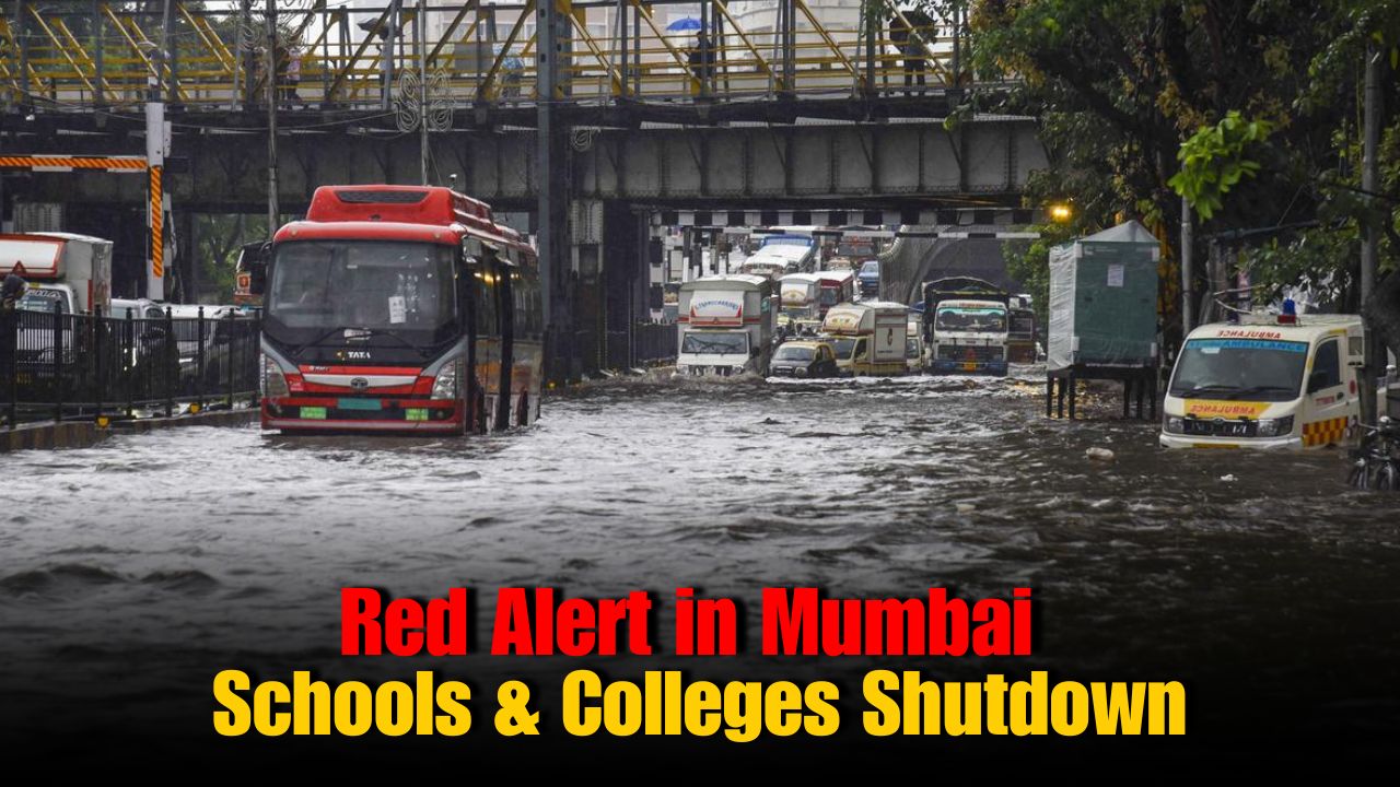 Mumbai Under Red Alert: Schools and Colleges Shut Till Tomorrow