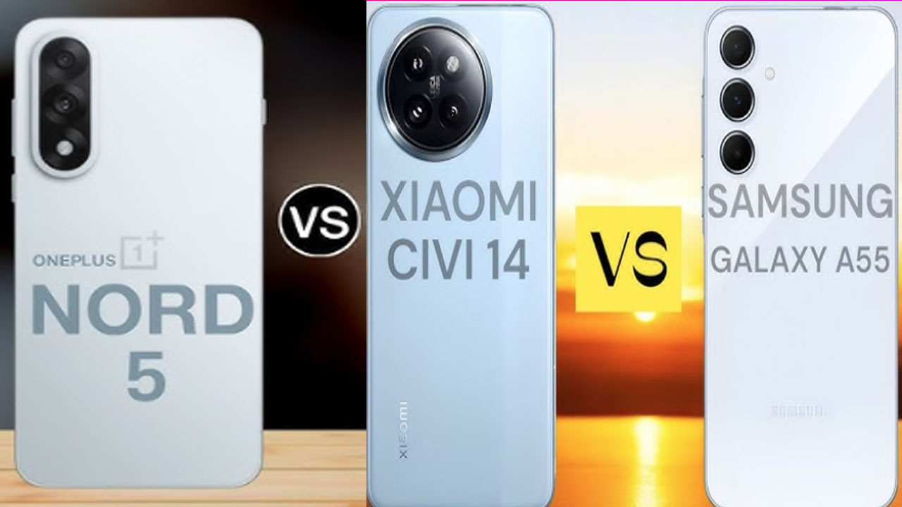 Galaxy A55 vs Xiaomi 14 CIVI vs OnePlus Nord 5: Which One Should You Buy?