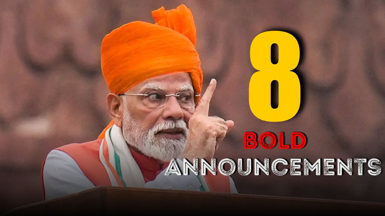 PM Modi’s 8 Announcements Made on Independence Day 2025