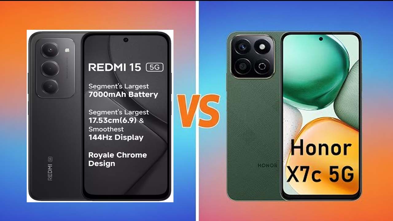 Honor X7c 5G vs Redmi 15 5G: Which ₹14,999 5G Phone Should You Buy?