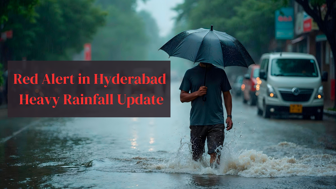 Red Alert in Telangana as Intense Thunderstorms Hit Key Districts