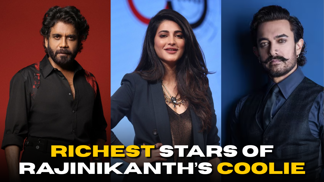 Top 5 Stars of Rajinikanth’s Coolie Ranked by Net Worth: Who Tops the List?