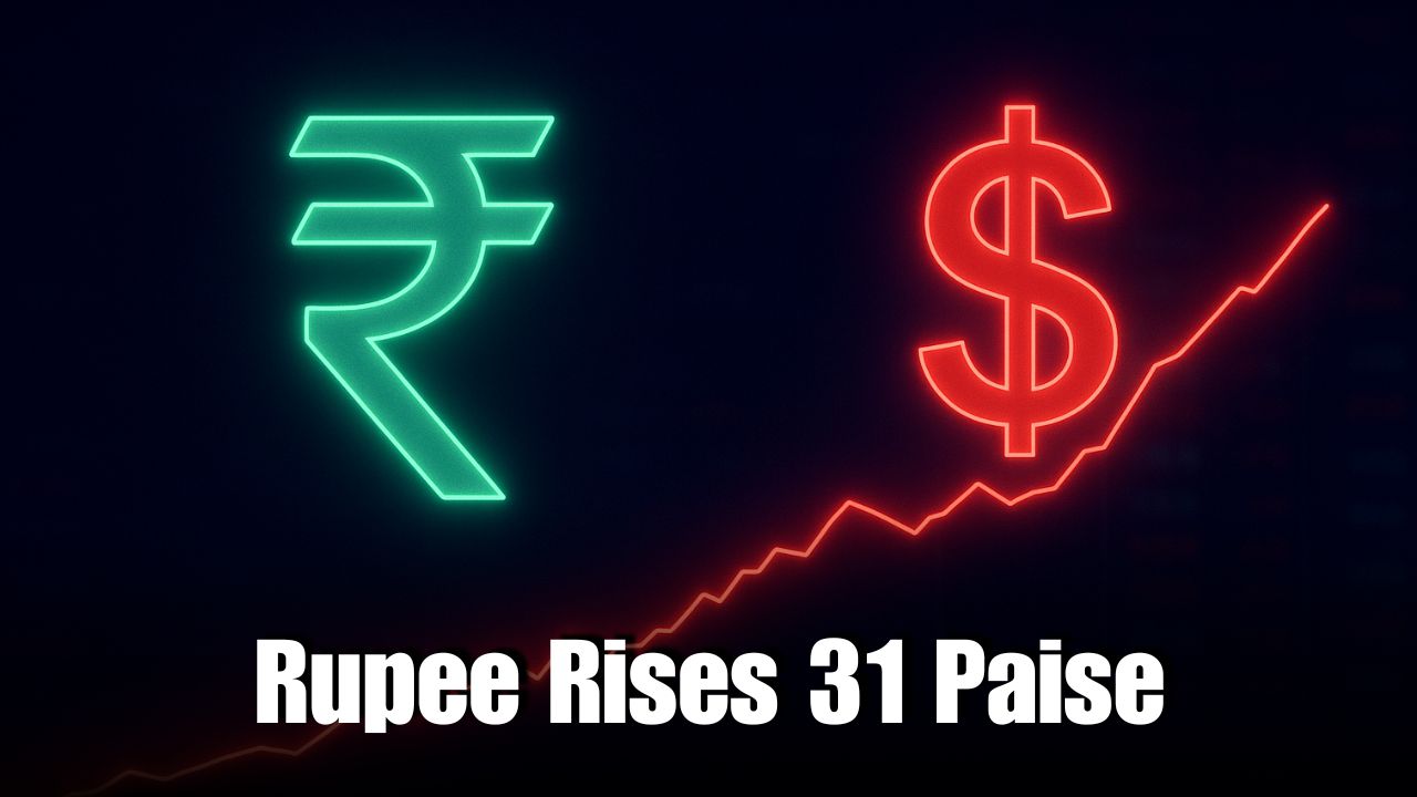 Rupee Rises 31 Paise Against Dollar: Highest Level in 20 Days