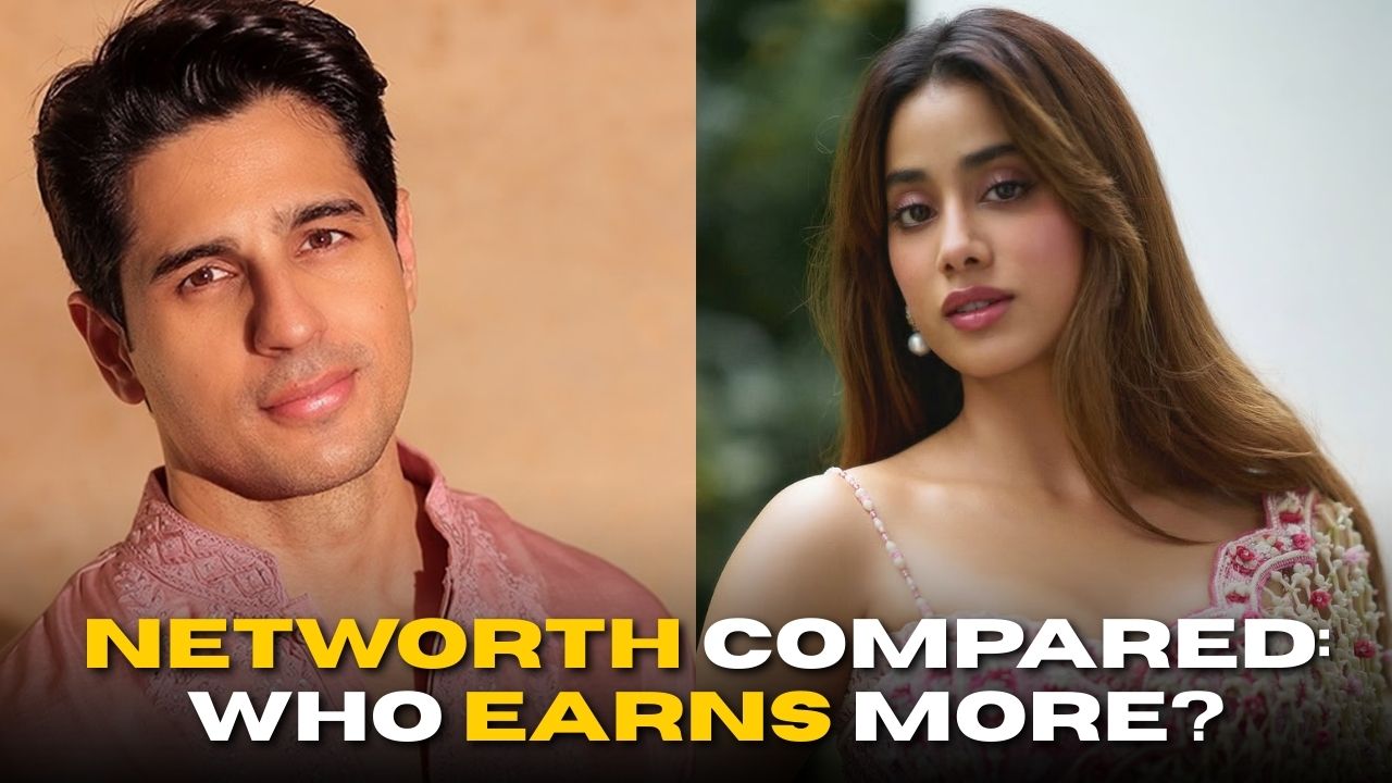 Sidharth Malhotra vs Janhvi Kapoor: Net Worth & Education Compared