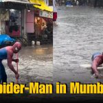 Spider-Man Turns Hero on Mumbai’s Flooded Streets: Viral Video