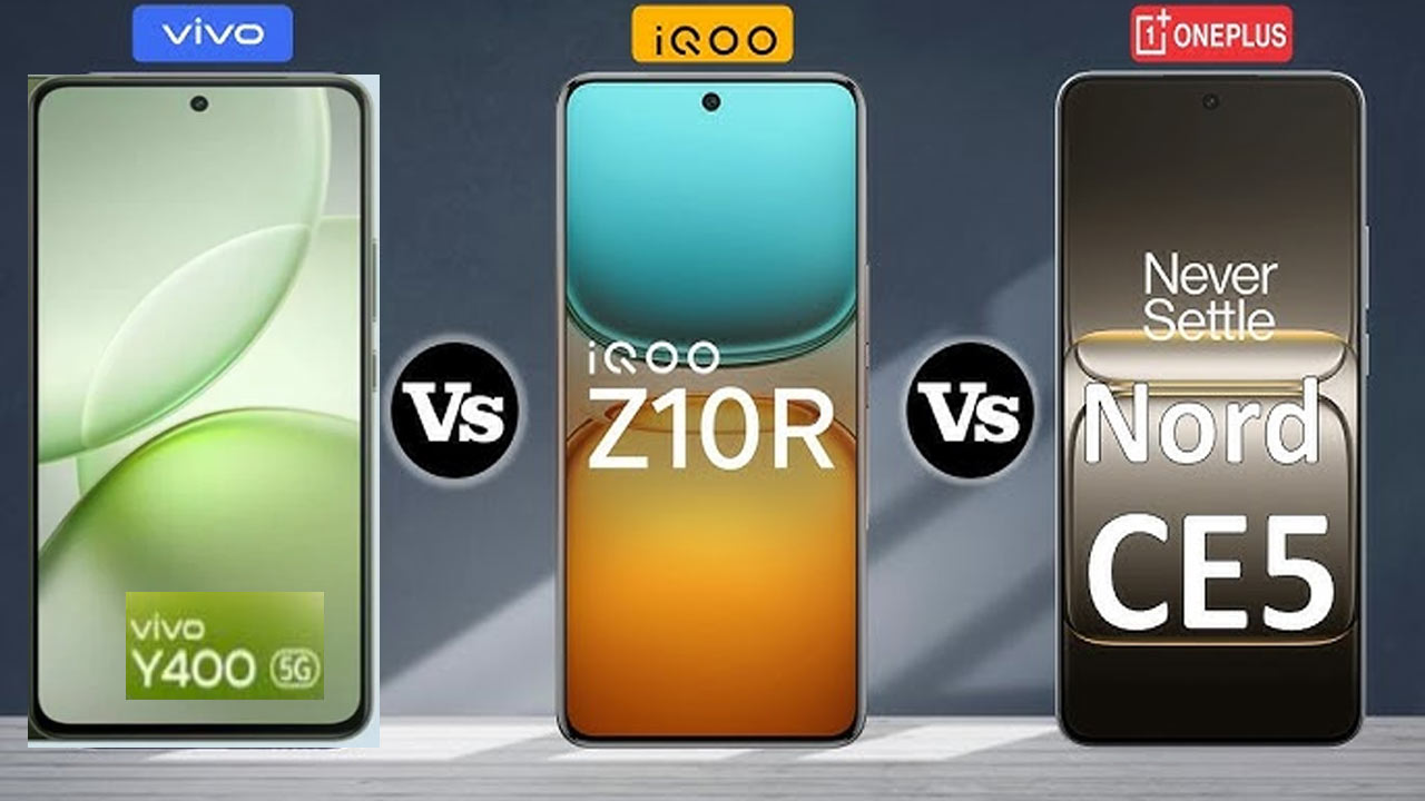 Vivo Y400 5G vs iQOO Z10R 5G vs OnePlus Nord CE 5 5G: Top Pick Under Rs25,000