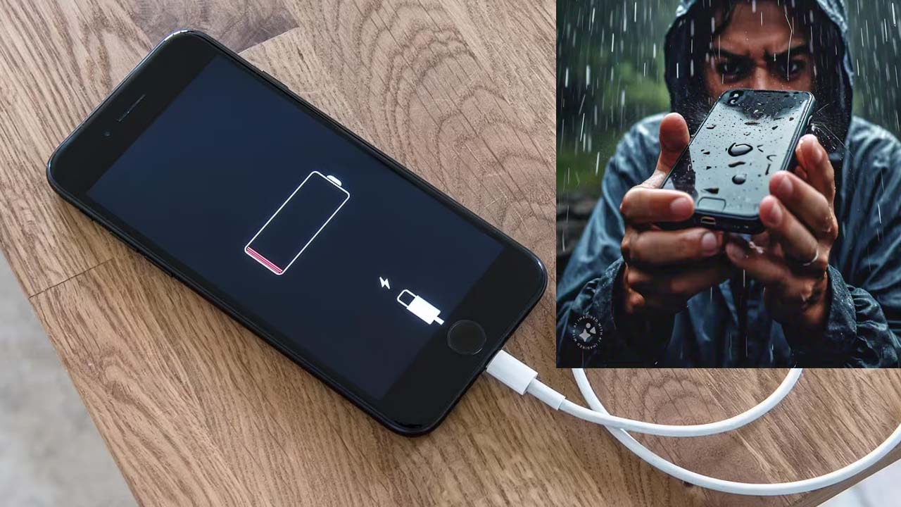 Why You Should Never Charge A Wet Phone During Rain