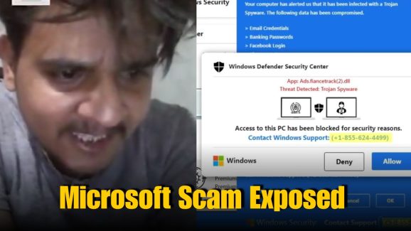 X User Hacks Scammer’s Webcam: Reveals Microsoft Fraud