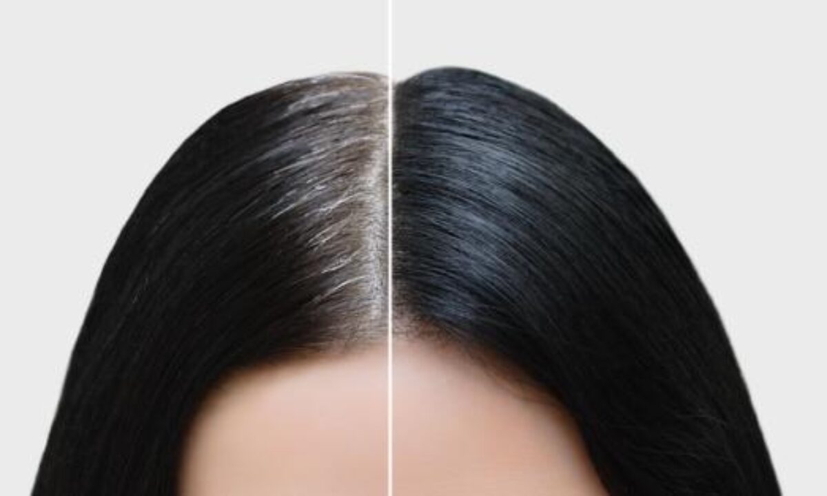 Healthy Home Made Hair Dye with Natural Ingredients for White Hair