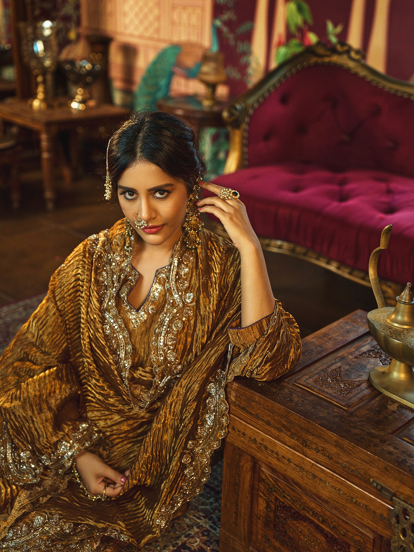 Nabha Natesh Channels Royal Elegance in Her Breathtaking Outfit