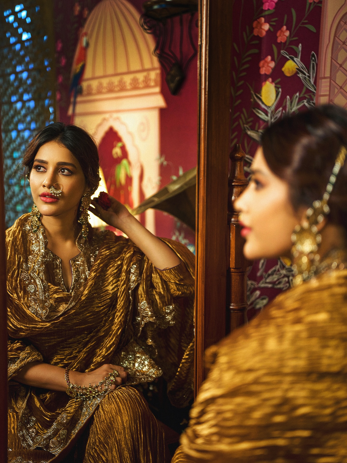 Nabha Natesh Channels Royal Elegance in Her Breathtaking Outfit