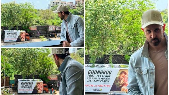Hrithik Roshan Responds After Jr NTR Sends Billboard Challenge Ahead of ‘War 2’ Release