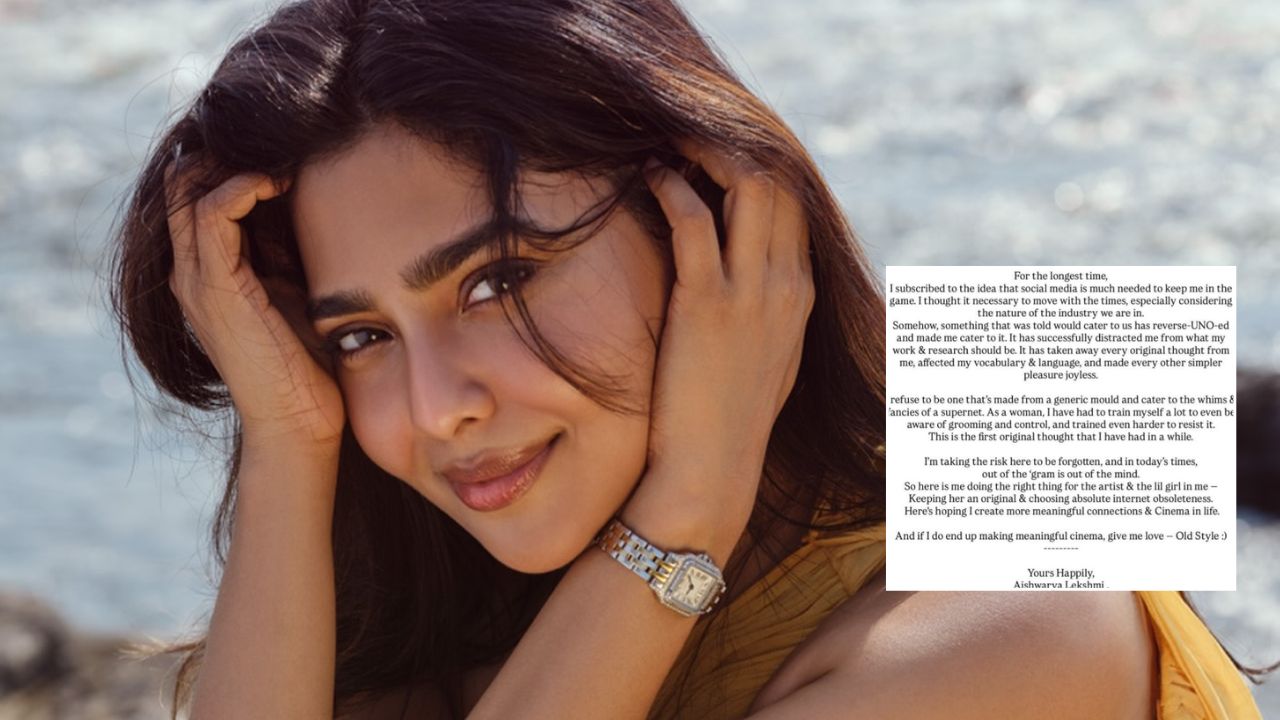 Actress Aishwarya Lekshmi Quits Social Media: Trolled as ‘Wannabe Nazriya’