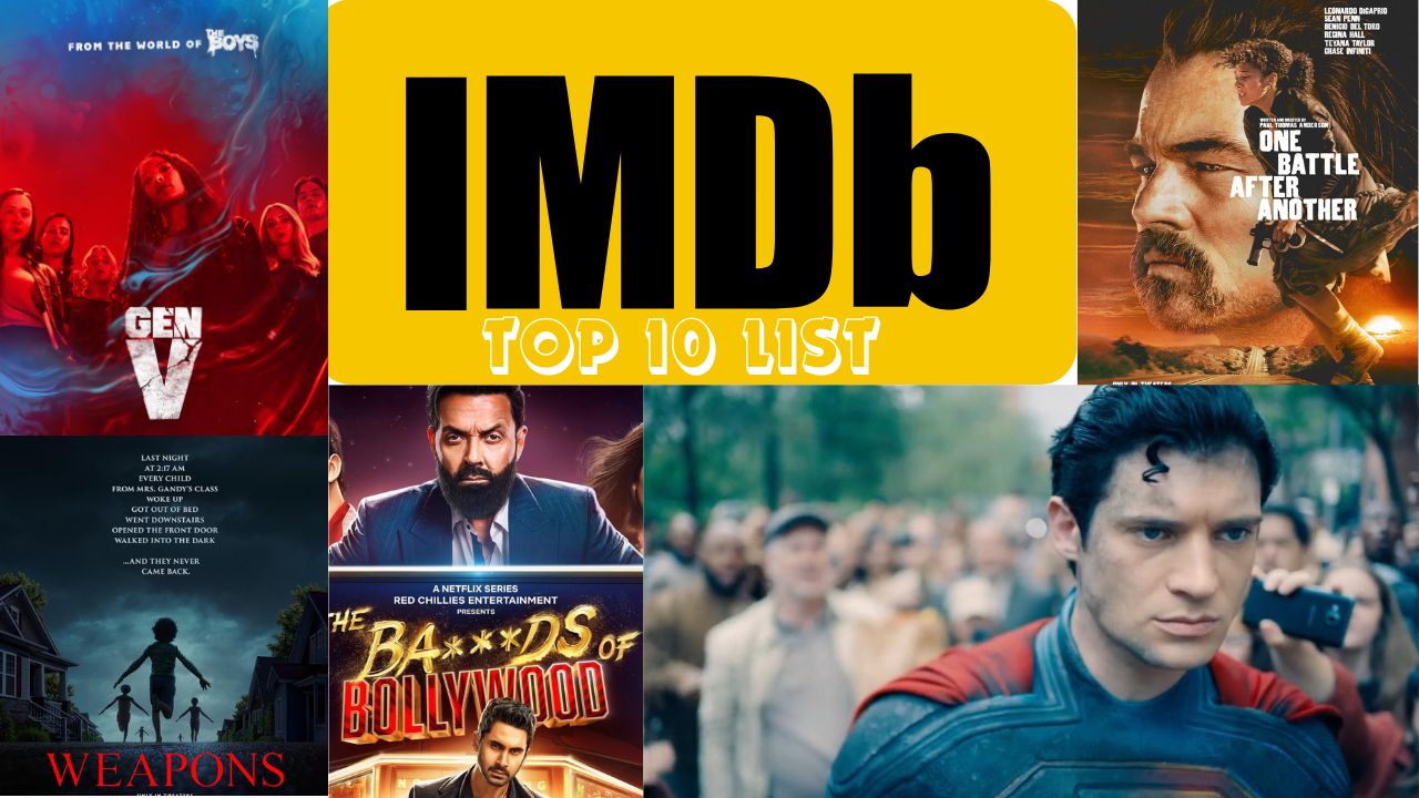 Check out this week’s Top 10 movies and series list on IMDB