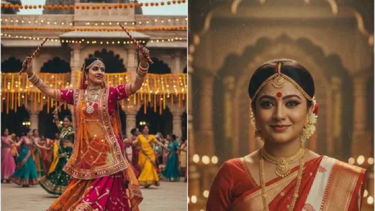 Gemini AI Photo Prompts For Best Navratri and Durga Puja Portraits