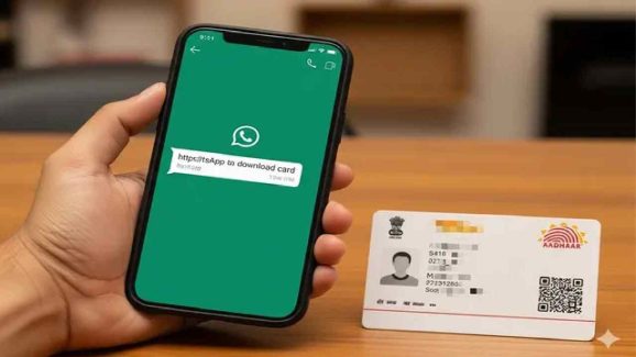 Save This Number and Download Aadhaar on WhatsApp Anytime
