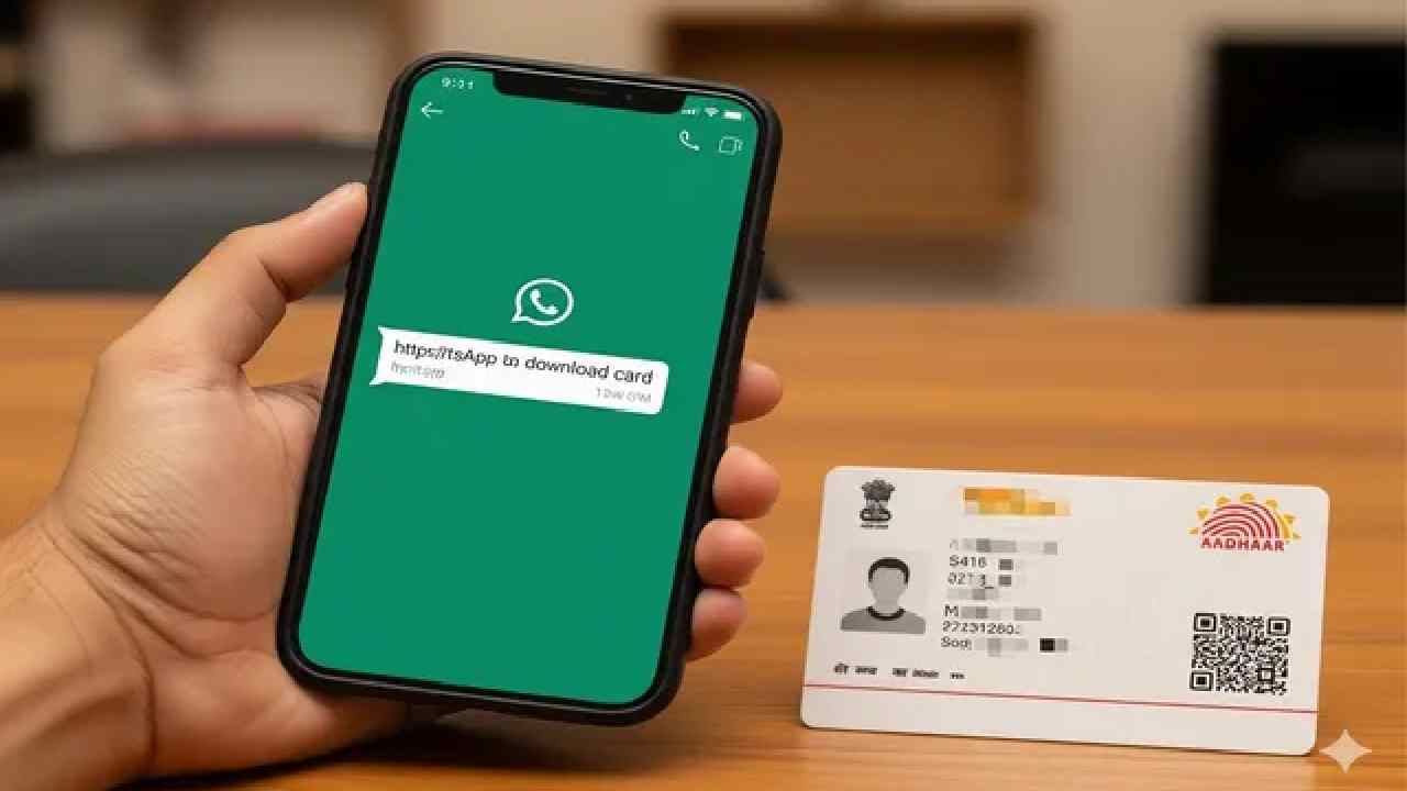 Save This Number and Download Aadhaar on WhatsApp Anytime