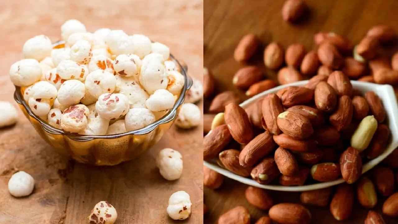 Peanuts or Makhana: Which is the healthier snack for weight loss?