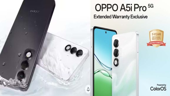 Oppo A5i Pro 5G Launched With 6,000mAh Battery and 50MP Camera