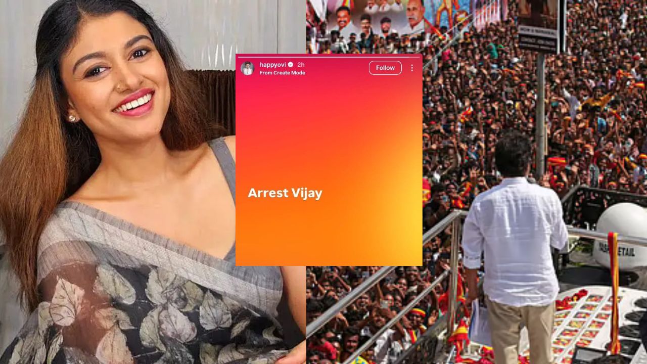 Oviya Demands Vijay’s Arrest: Faces Backlash