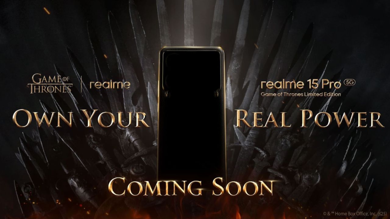 Realme 15 Pro 5G Special Game of Thrones Version Coming to India