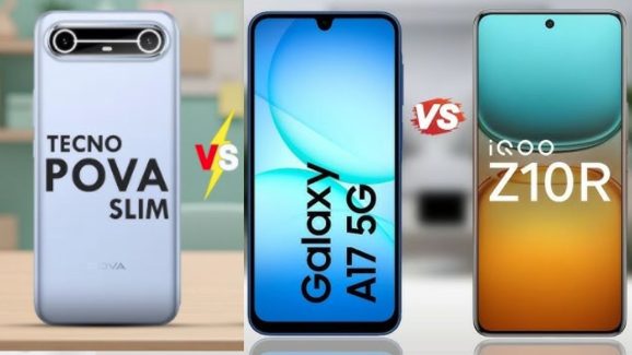Tecno Pova Slim vs Galaxy A17 vs iQOO Z10R: Which ₹20K Phone Wins?