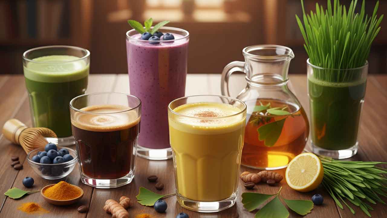 Top 6 Beverages for Sharper Brain: Natural Drinks to Boost Focus and Memory