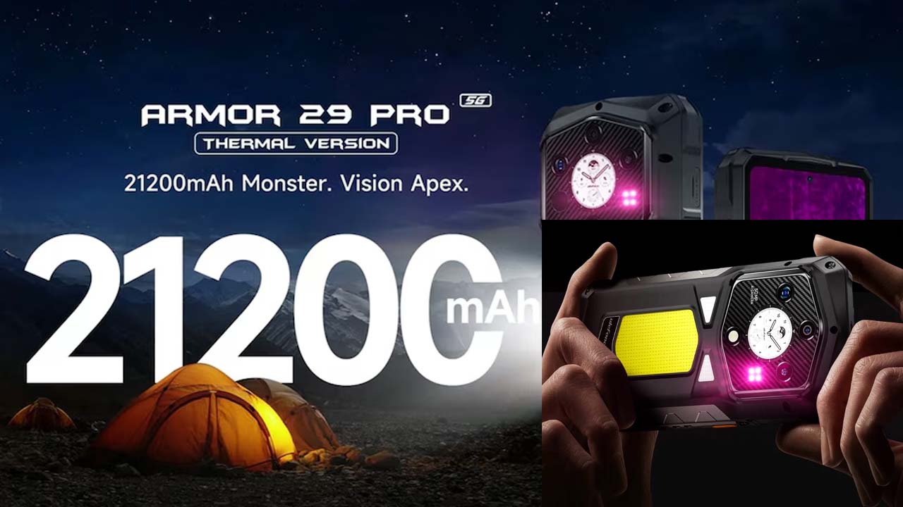 Ulefone’s New Rugged Phone Has Thermal Imaging And 21,200mAh Battery