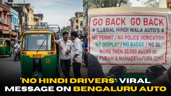 ‘No Hindi Drivers’: Viral Message on Bengaluru Auto Stirs Debate