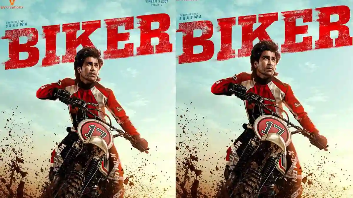 Sharwanand’s next is titled ‘Biker’, first look unveiled