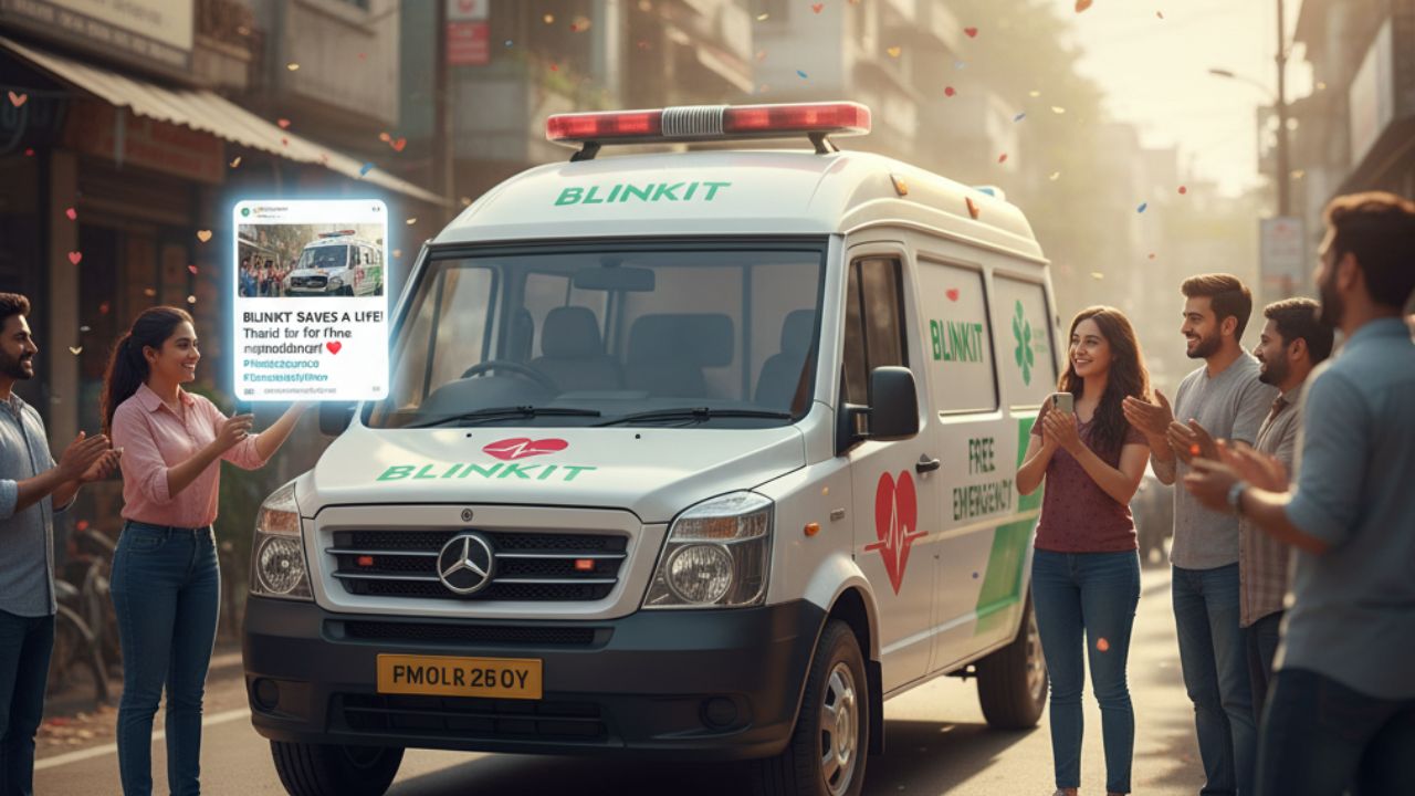 Blinkit Free Ambulance Service Wins Hearts After User’s Viral Post