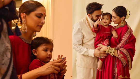 Deepika Padukone Ranveer Singh Reveals Daughter’s face On Diwali 2025