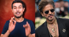 Dhruv Rathee slams Shah Rukh Khan for acting in a pan masala ad