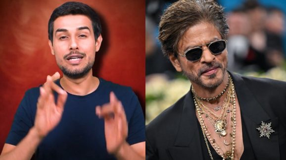 Dhruv Rathee slams Shah Rukh Khan for acting in a pan masala ad