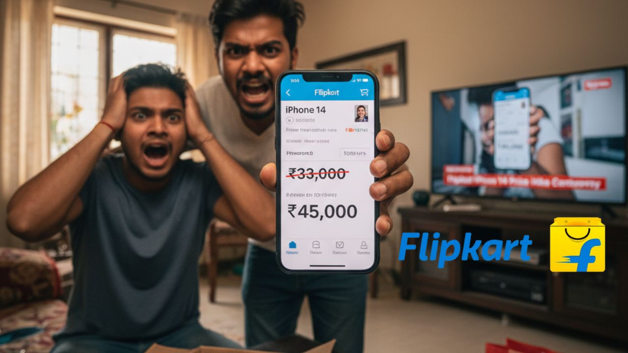 Flipkart Customer Alleges iPhone 14 Price Hike from ₹33K to ₹45K