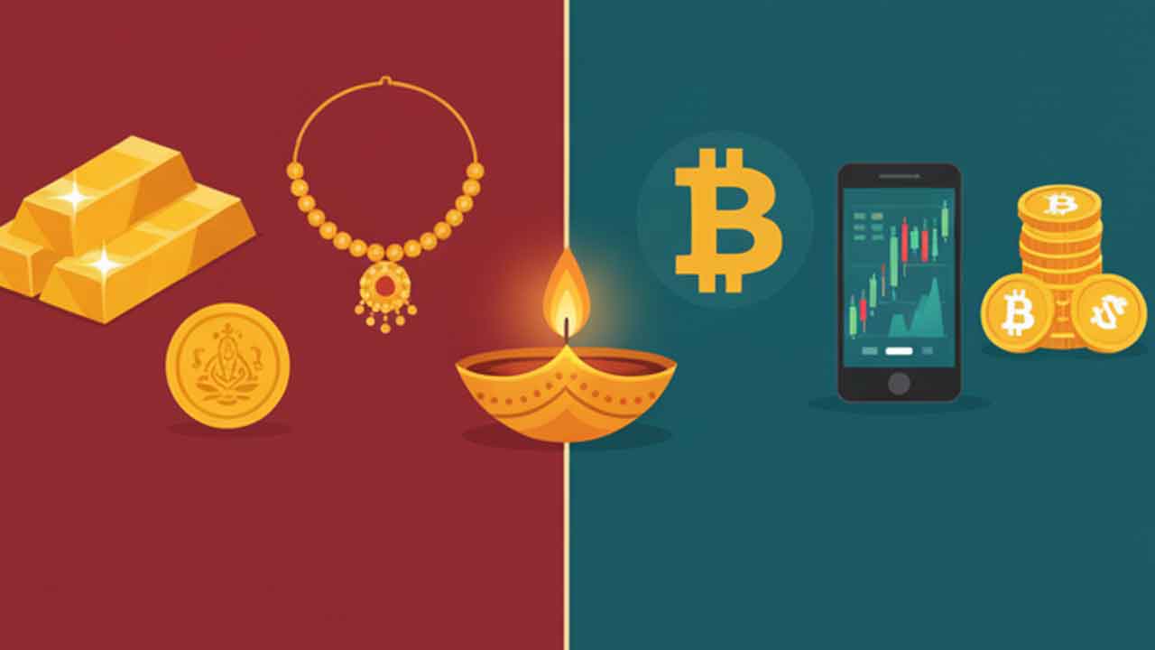 Diwali 2025 Gold vs Crypto: What’s Better Investment This Festival Season?