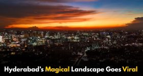 Netizen’s Footage of Hyderabad’s Magical Landscape Goes Viral