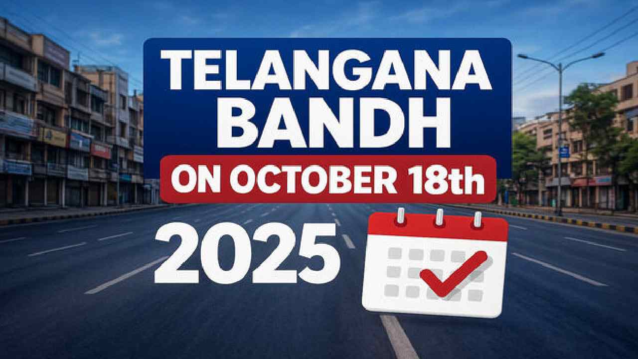 Telangana BC Bandh Today: Statewide Shutdown Over Reservation Row