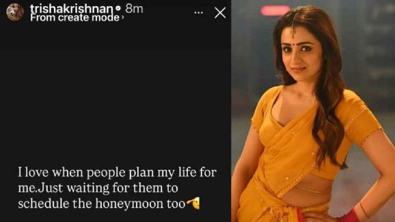 Trisha Krishnan On Her Marriage: “Plan my honeymoon too!”