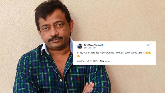 RGV Sparks Outrage with Insensitive Diwali Wishes Targeting Gaza