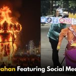 Ravan Dahan Featuring Social Media Apps Logos Goes Viral Online