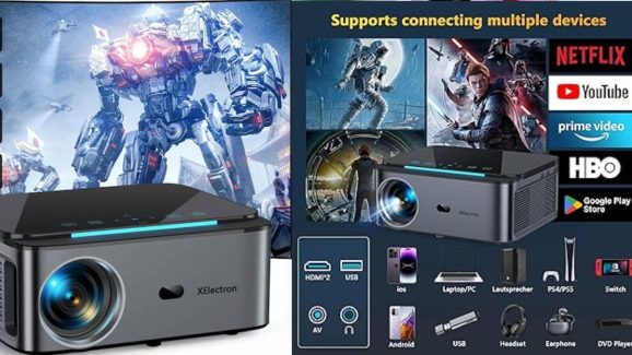 Watch Movies and Play Games on a 300-Inch Massive Screen! XElectron Launches Two LED Projectors
