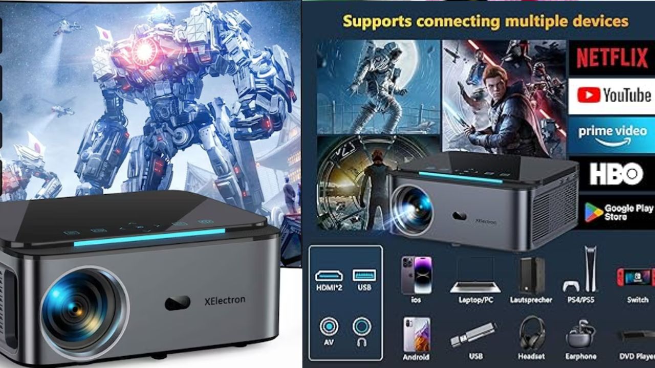 Watch Movies and Play Games on a 300-Inch Massive Screen! XElectron Launches Two LED Projectors