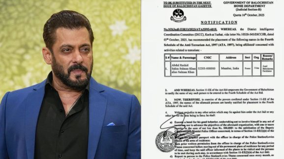 Why Was Salman Khan Declared a Terrorist by Pakistan?
