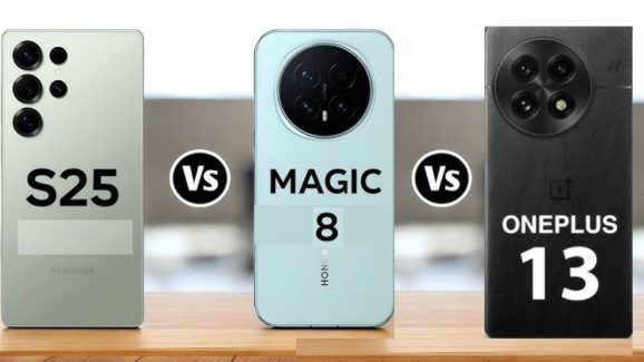 Honor Magic 8 vs OnePlus 13 vs Samsung Galaxy S25 5G Full Specs Comparison