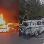 Car Catches Fire on ORR: Driver Burnt Alive in Fatal Crash