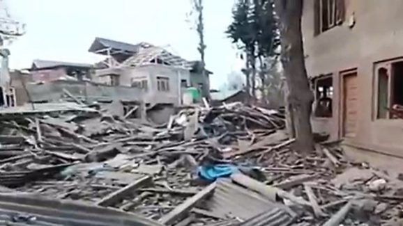 Delhi Bomber Dr Umar Nabi’s House Demolished in Pulwama